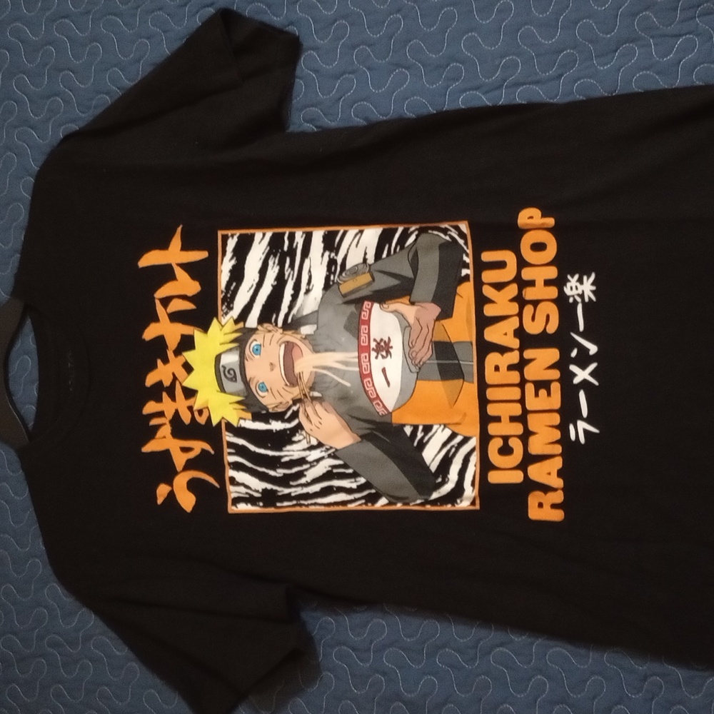 Black Naruto T-shirt Size M (Shippuden Collection)